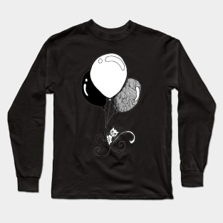 Cat in the air Long Sleeve T-Shirt